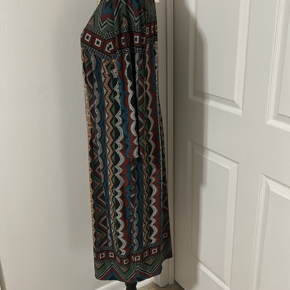 NWT Multicolor Geometric Patterned Dress - Picture 5 of 8